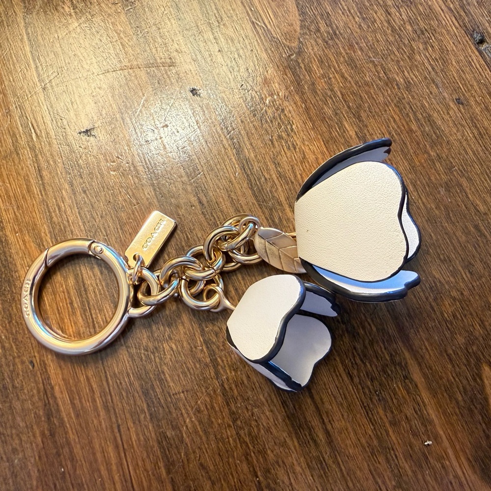 Coach Tea Rose Bag Charm